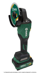 ESMERILHADEIRA ANGULAR SATA 5P BRUSHLESS C/BAT 4.0AH 20V