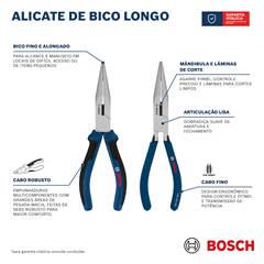 ALICATE BICO 07” MEIA CANA RETO 1600A039