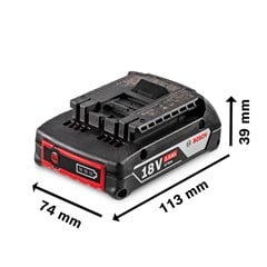 BATERIA GBA 18V 2,0AH 2608000726