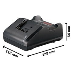 CARREGADOR BIVOLT 18V GAL18V 2608000733