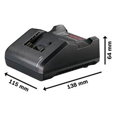 CARREGADOR BIVOLT 18V GAL18V 2608000733