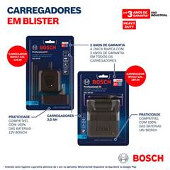 CARREGADOR BIVOLT 18V GAL18V 2608000733