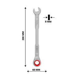 CHAVE COMBINADA 10MM C/CATRACA CR-V