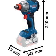 CHAVE IMPACTO COM 02 BATERIA 18V GDX18V