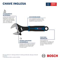 CHAVE INGLESA AJUSTAVEL 08”