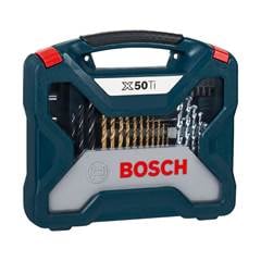 JOGO BROCA E BITS 50PCS X-LINE TITANIO