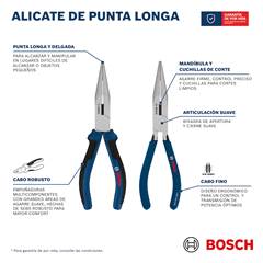 JOGO ALICATES UNIVERSAL/BICO/CORTE