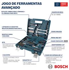 JOGO FERRAMENTAS 89PCS C/SOQ 1600A03AL2