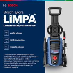 LAVADORA DE ALTA PRESSAO GHP 180 127V