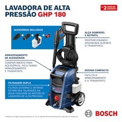 LAVADORA DE ALTA PRESSAO GHP 180 200V