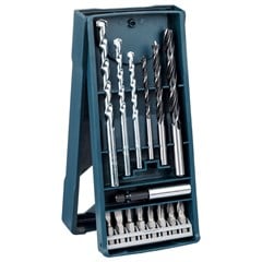 JOGO BROCA E BITS 15PCS X-LINE