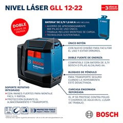 NIVEL LASER GLL 12-22 0601065220