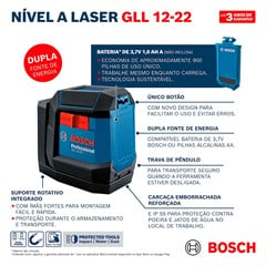 NIVEL LASER GLL 12-22 0601065220