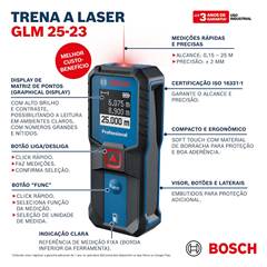 TRENA LASER 25M GLM25-23