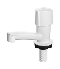 TORNEIRA PLÁSTICA 1/2” LAVATÓRIO MESA BRANCA FÁCILITA