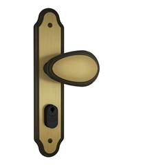 FECHADURA OXIDADA GOLFE EXTERNA 803/10