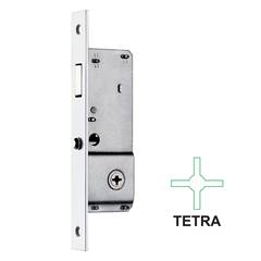 FECHADURA PERFIL INOX PARA PORTA DE CORRER EXTERNA TETRA 1940 BP